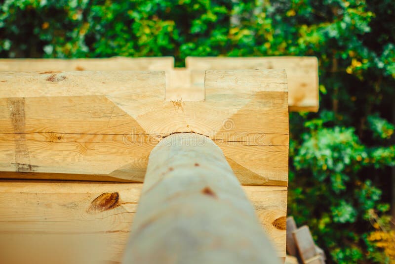House of lumber stock photo. Image of nature, construction 99509340