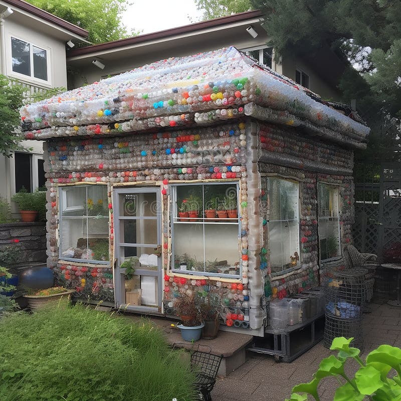 House Made of Plastic Bottles, Creative Architecture, the Concept of