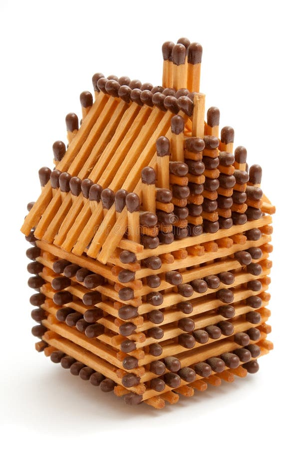 House from matches stock image. Image of estate, architecture 19413777