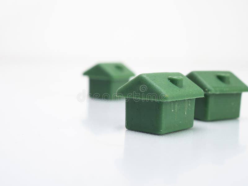 House Miniature Made from Recycled Plastic Editorial Image Image of
