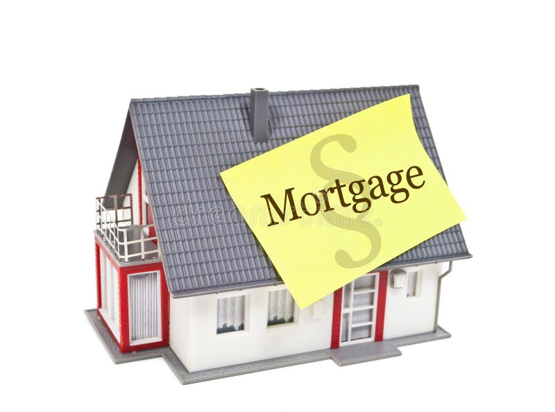 House with mortgage stock image. Image of housing, background 137724271