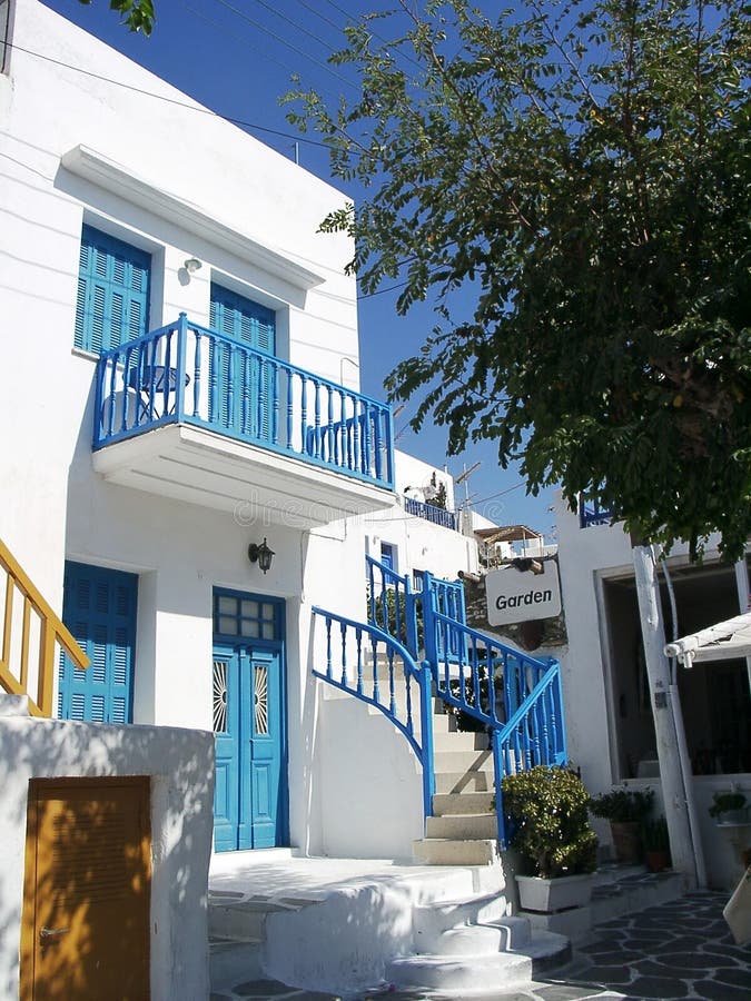 House in Mykonos stock image. Image of mykonos, greece 35082581