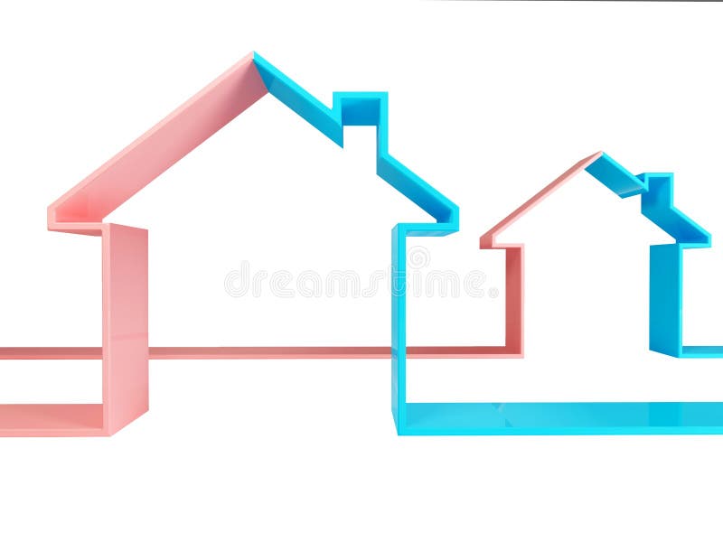 House for new family vector illustration