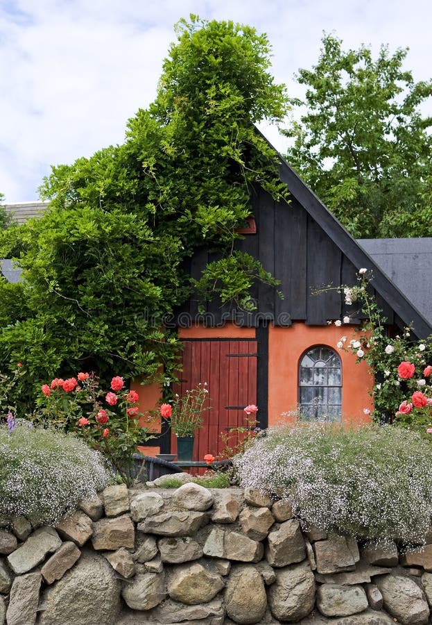 House in the Nordic Style, Bornholm, Denmark Stock Image Image of