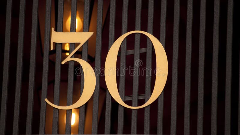 House number 30 stock photo. Image of fancy, object, house - 44151798

