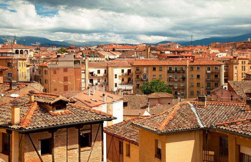 House in the old town in Spain