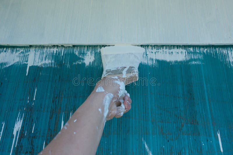 House painting job stock image. Image of work, decoration 183678675