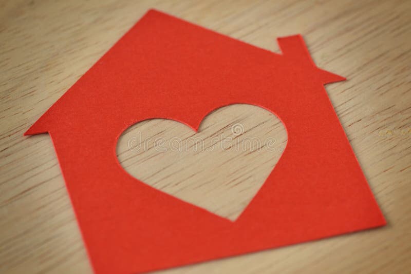 House paper cut royalty free stock photography House paper cut royalty free stock photography