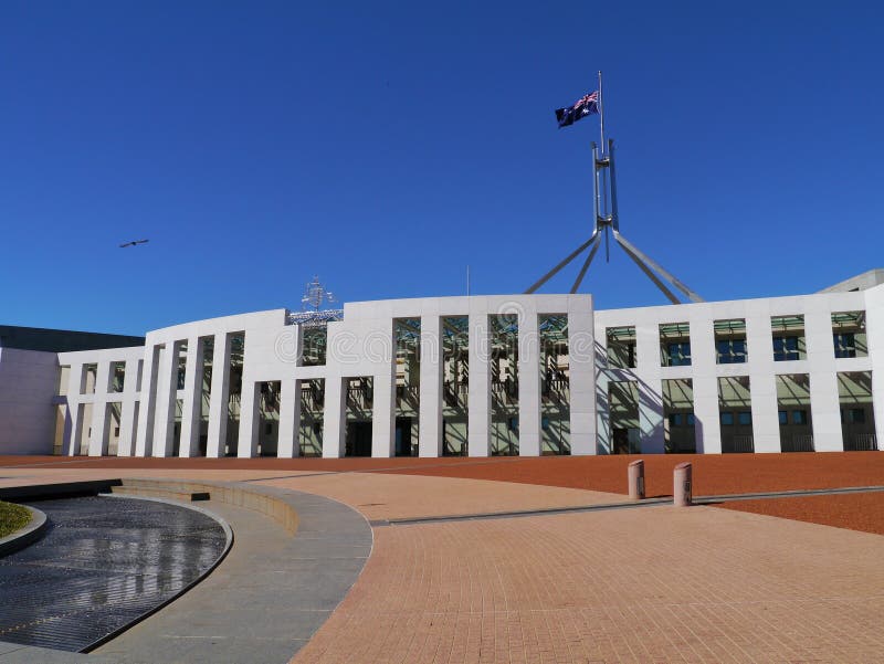 The house of parliament in Canberra royalty free stock photos The house of parliament in Canberra royalty free stock photos
