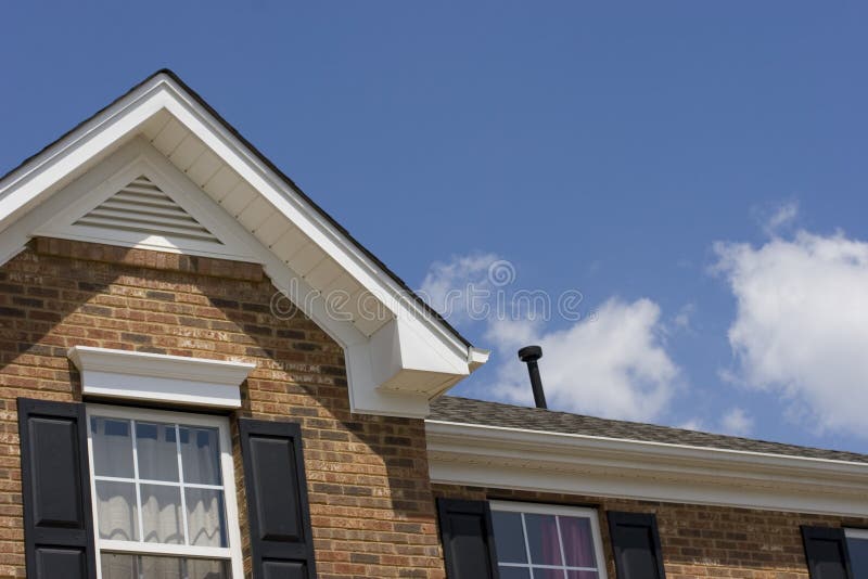 House Peak and Sky stock photo. Image of brick, relocation 3329166