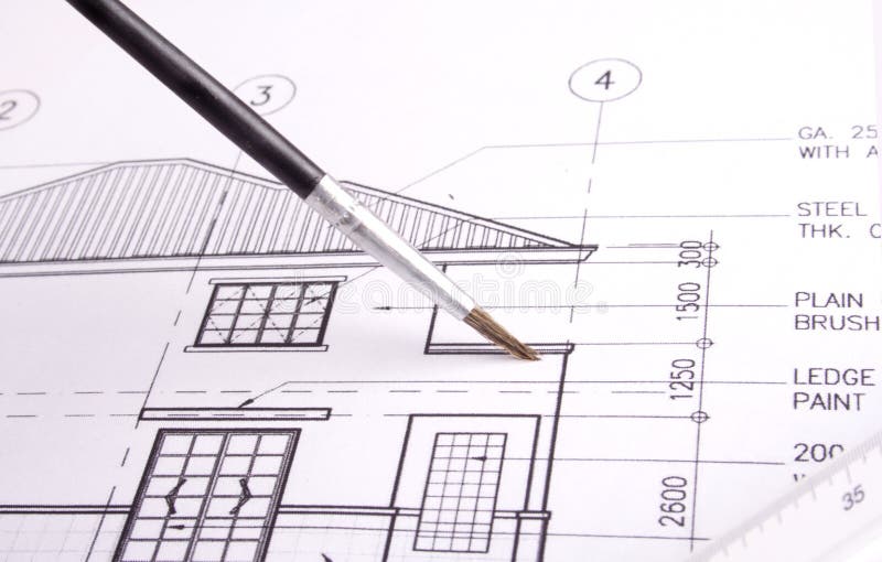 House plan stock photo Image of construction interior House plan stock photo Image of construction interior