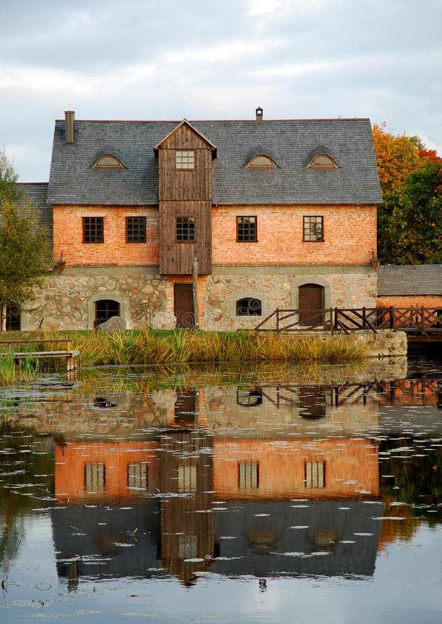 House by the pond