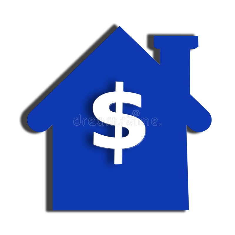 House price stock illustration