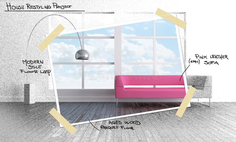 house projektet som restyling vektor illustrationer house projektet som restyling vektor illustrationer