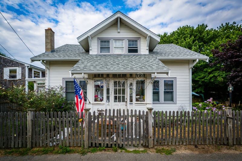 House in Provincetown, Cape Cod, Massachusetts. Stock Image Image of