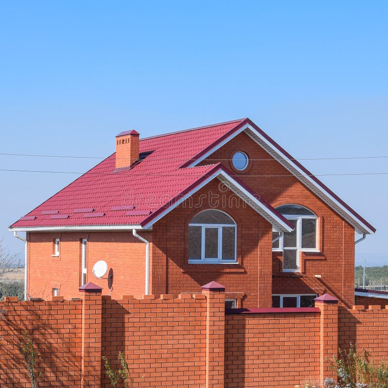 All 94+ Images red brick house with red roof Updated