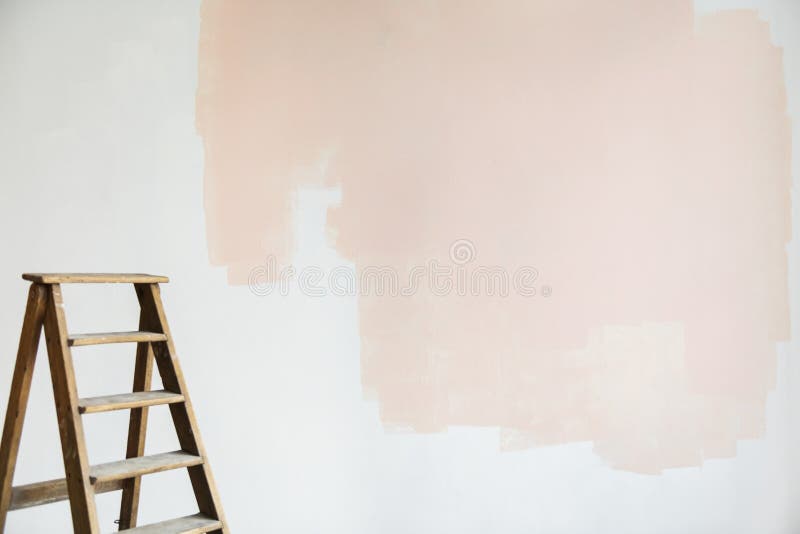 House Renovation with Wall Painting Stock Image Image of move, condo