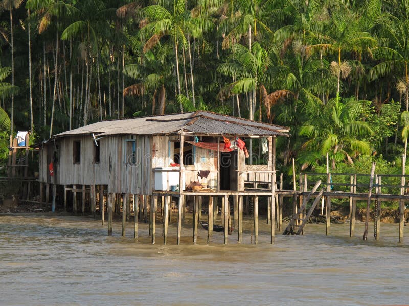 House in river