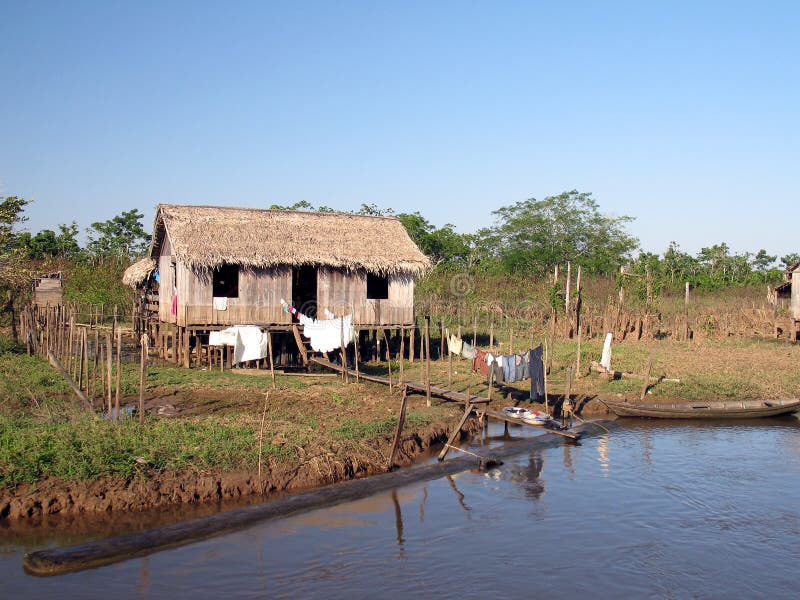 House in river