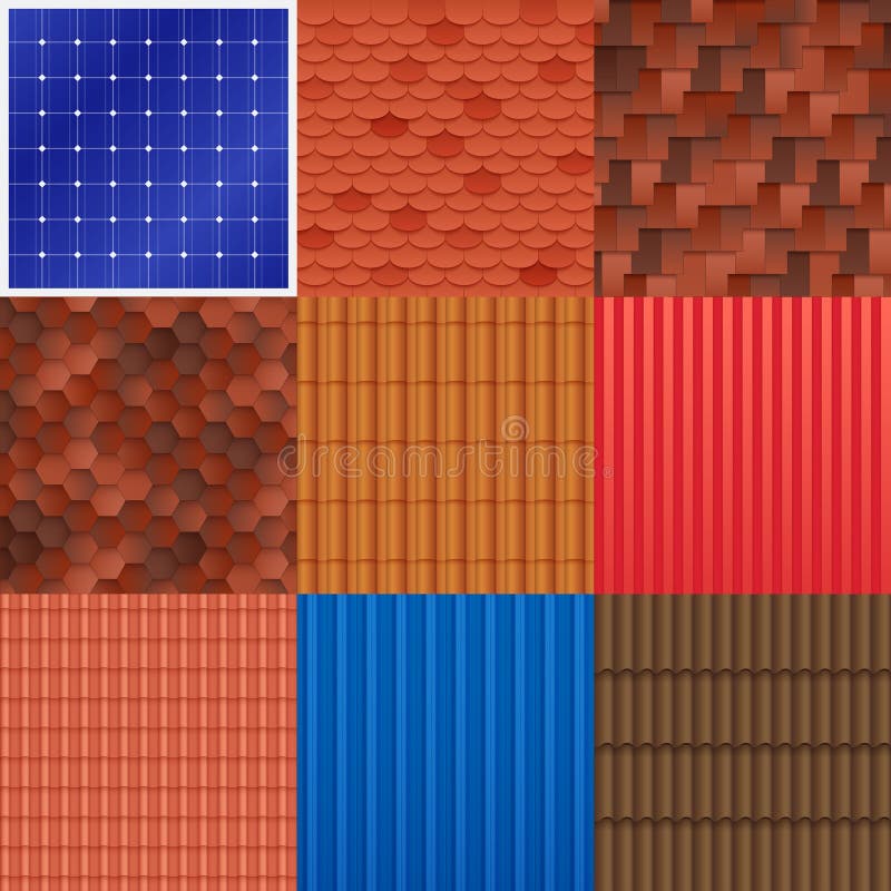 House Roof Tile Set