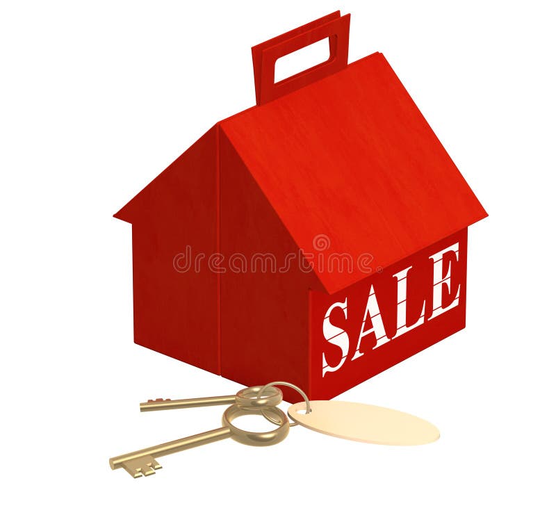 House for sale stock illustration