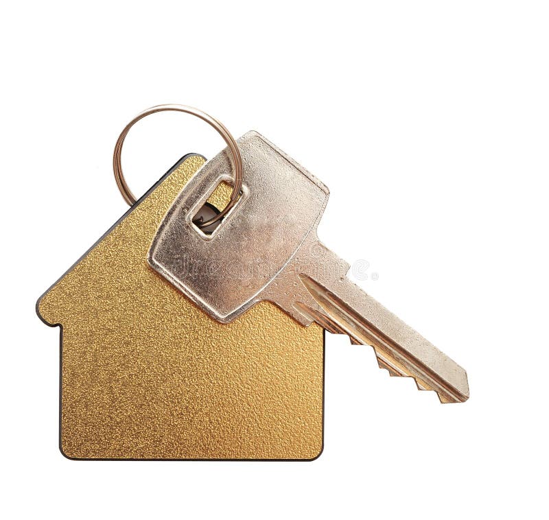 House shaped keychain