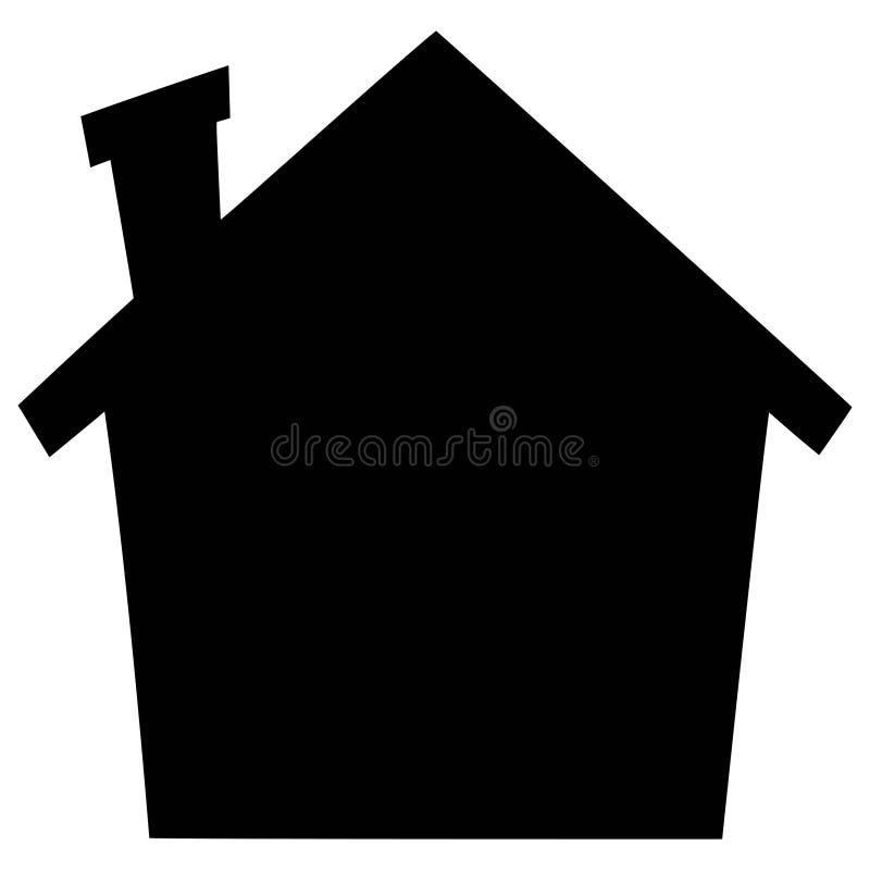 House Silhoutte Clipart