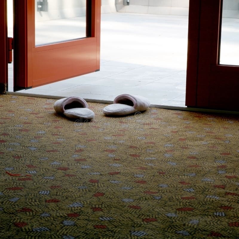 House slippers stock photography