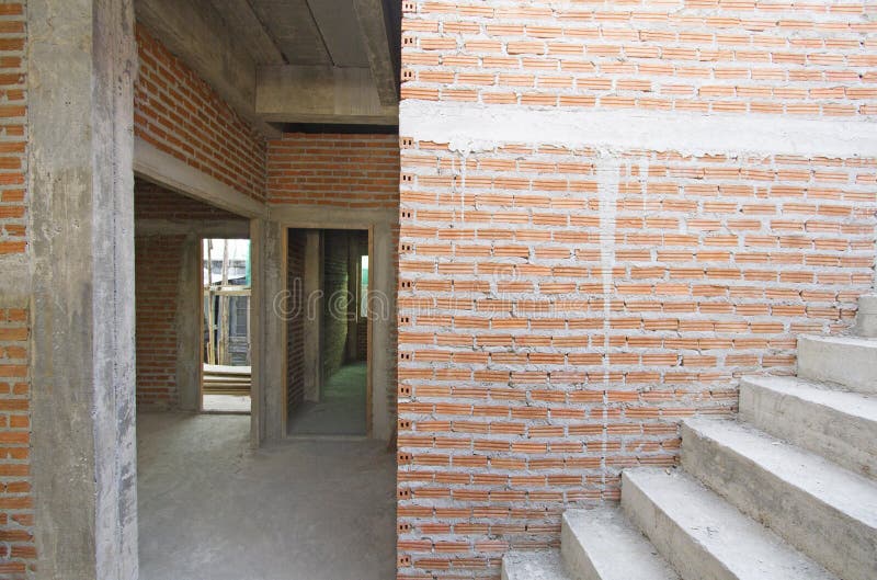 House under construction royalty free stock image