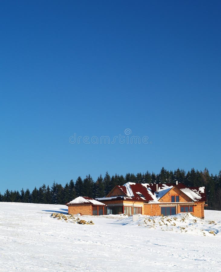 House in winter