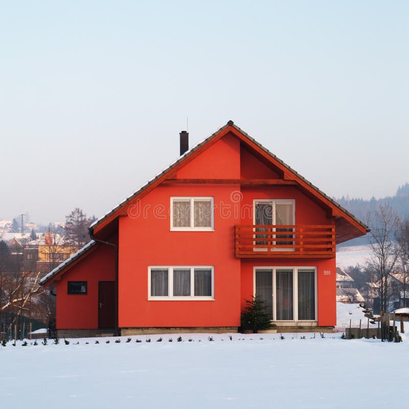 House in winter