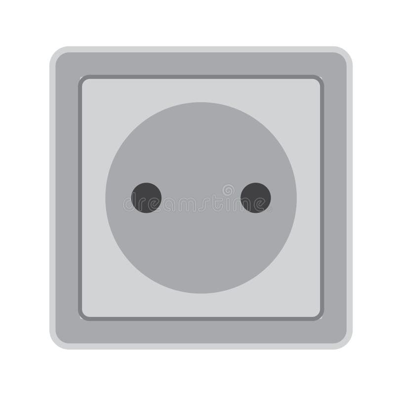 Household Electrical Outlet Icon Stock Illustration Illustration of