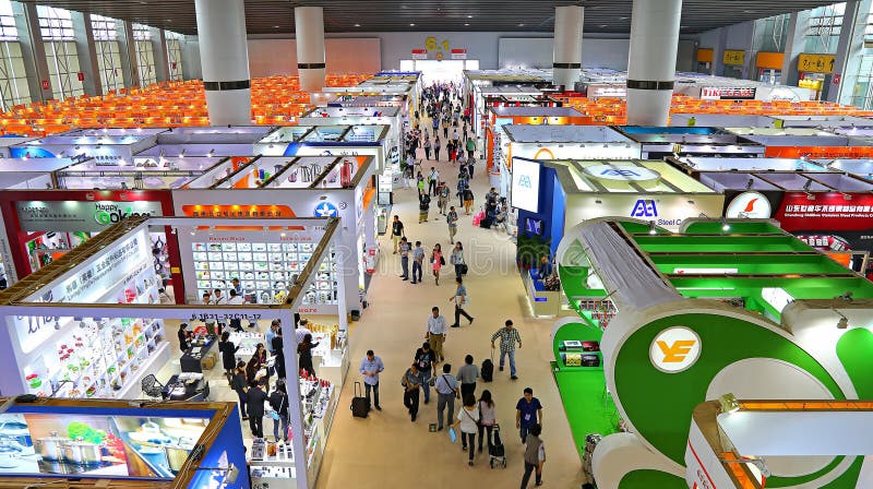 Household items pavilions at canton fair 2014, china