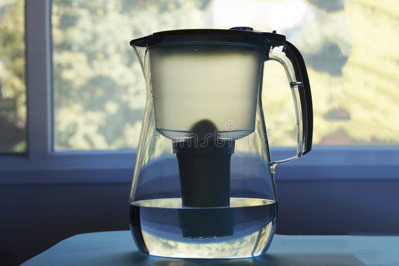 Household Water Purifier on a Window Background Stock Photo Image of