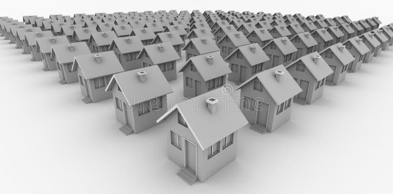 Houses for all royalty free illustration Houses for all royalty free illustration
