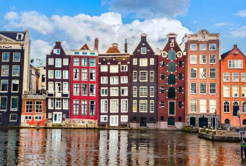 Houses in Amsterdam stock photo. Image of city, heritage 85545558