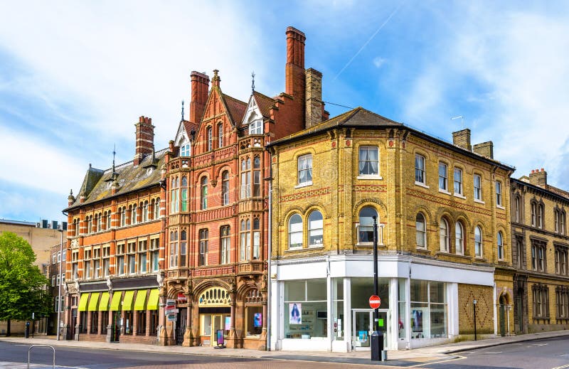 Houses in the city centre of Southampton