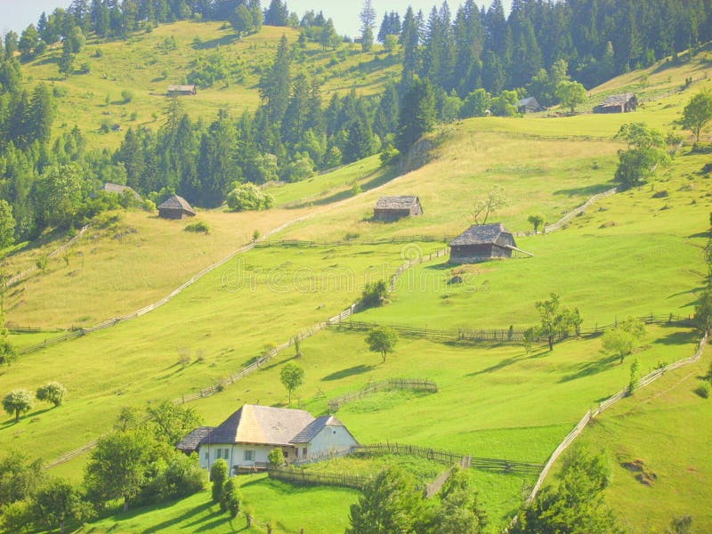 Houses On Hills Picture. Image: 87586825