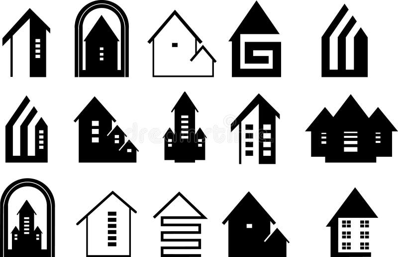 Houses icons.