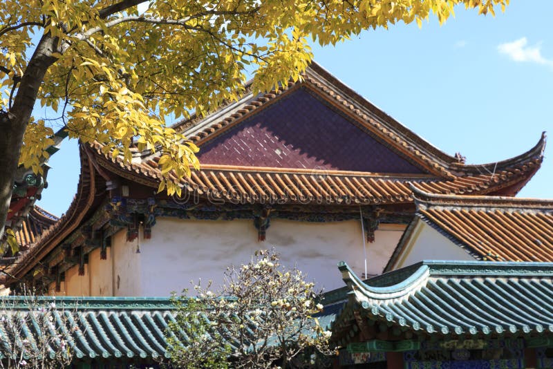 Houses in Public Parc in Kunming China Stock Image Image of tourism