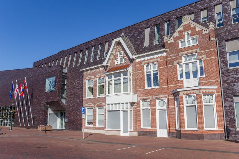 Houses and Town Hall in Coevorden Editorial Photo Image of coevorden
