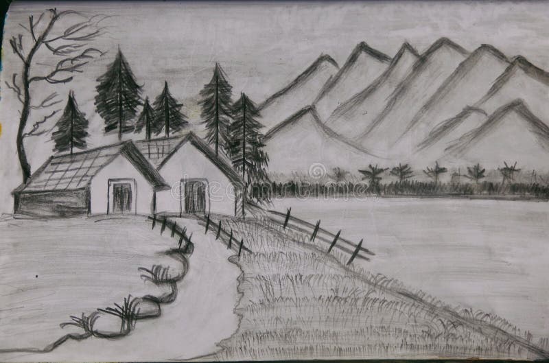 Best Drawing A Landscape  The Soft Roots