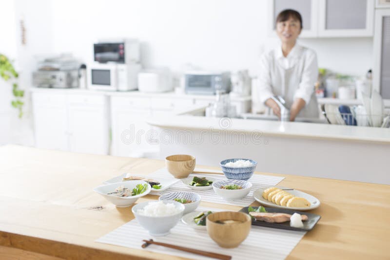 Japan Kitchen Small Cooking Appliances Lined Stock Photo 227987371