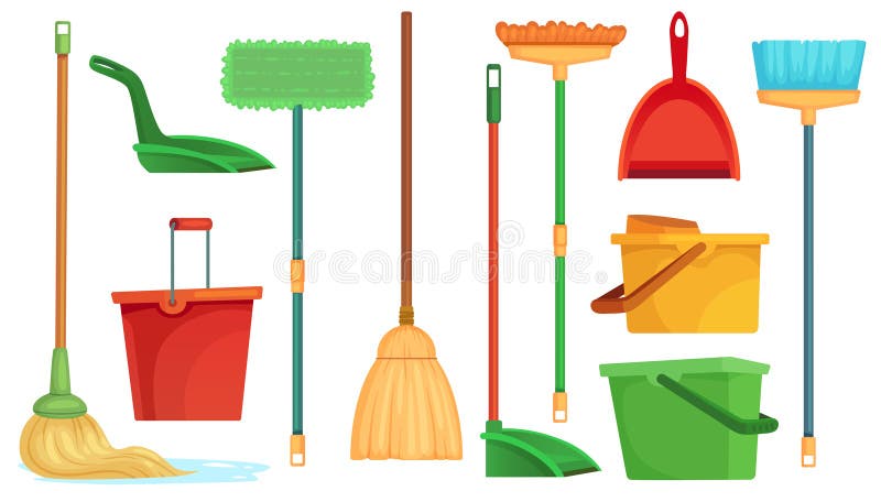 Broom Mop Stock Illustrations – 14,525 Broom Mop Stock Illustrations,  Vectors & Clipart - Dreamstime