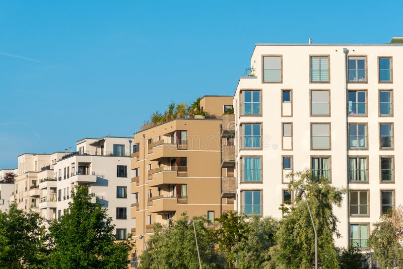 Housing Area Seen in Berlin, Germany Stock Image Image of properties