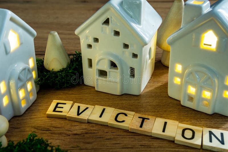 Eviction in Wooden Letters Crossword Puzzle Ceramic House with Lights Eviction in Wooden Letters Crossword Puzzle Ceramic House with Lights
