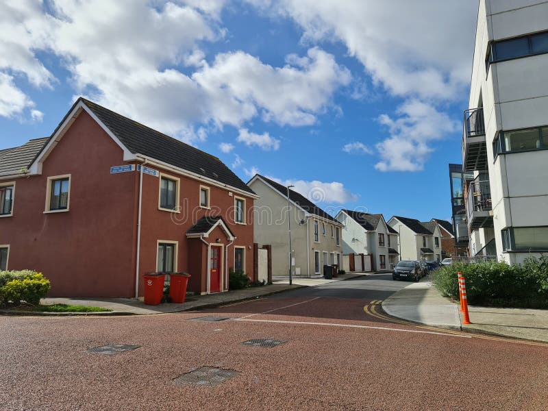 Housing estate in Ireland editorial photo. Image of sunny 231100936