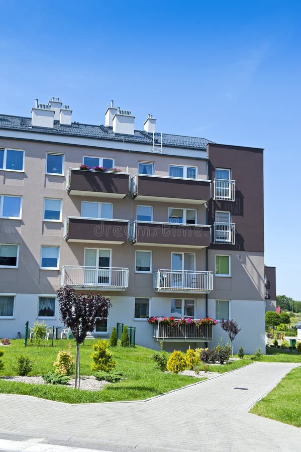 Housing estates stock image. Image of building, designer 26340071