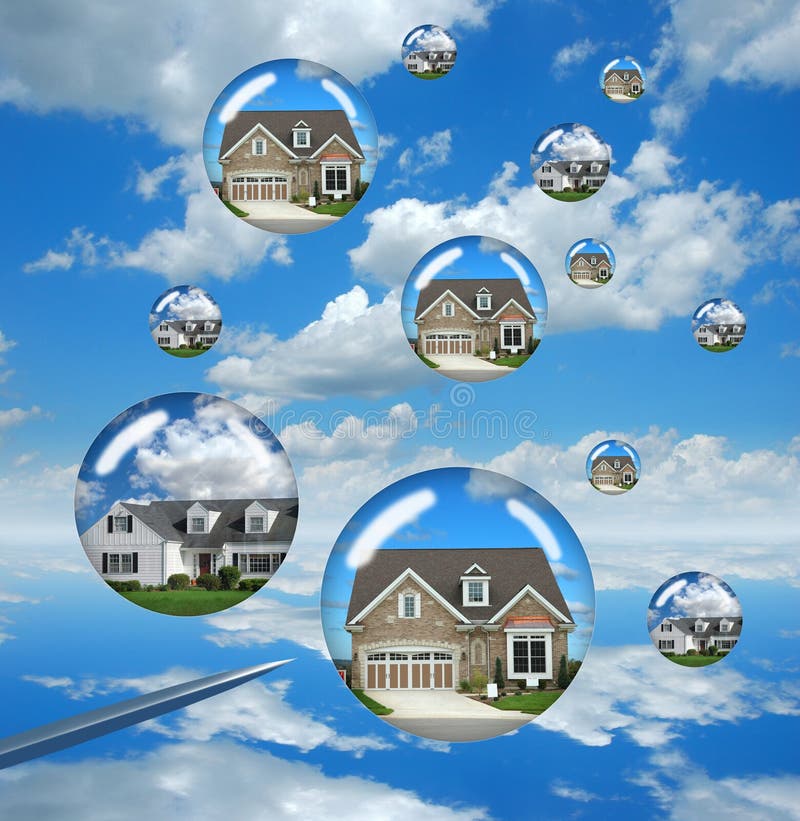 Mercato immobiliare problemi che rappresentano da bolla di case per scoppiare.
