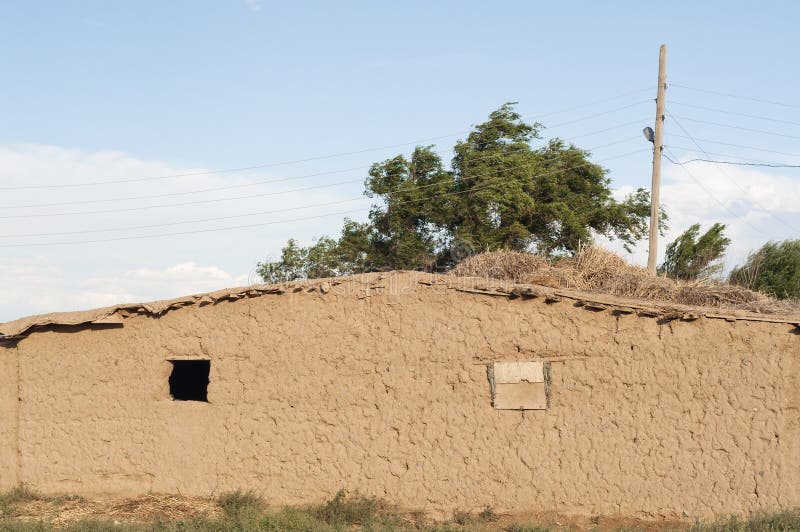 Housing in the steppe in the Central Asia (Kazakhstan)